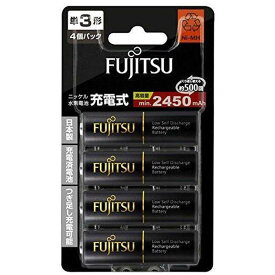 富士通　FUJITSU　ニッケル水素充電池　2450　単3×4B　HR-3UTHC(4B)