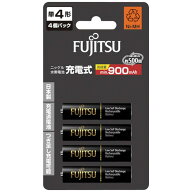 富士通　FUJITSU　ニッケル水素充電池　900　単4×2B　HR-4UTHC(4B)