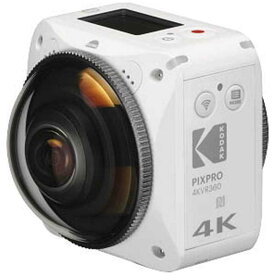 コダック　マイクロSD対応・4K対応　360°アクションカメラ　Kodak　4KVR360