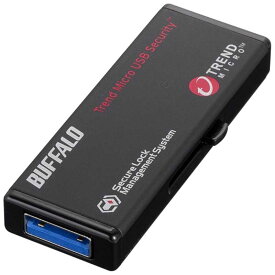 BUFFALO　USBメモリー［16GB／USB3．0／スライド式］ウイルスチェックモデル　RUF3-HS16GTV3 ブラック