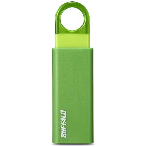 BUFFALO�@USB�������[�m16GB�^USB3�D1�^�m�b�N���n�i�O���[���j�@RUF3-KS16GA-GR