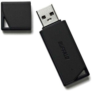 BUFFALO�@USB�������[�m32GB�^USB2�D0�^�L���b�v���n�i�u���b�N�j�@RUF2-KR32GA-BK