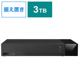 BUFFALO　外付けHDD　ブラック　［据え置き型　／3TB］　HDV-SAM3.0U3-BKA