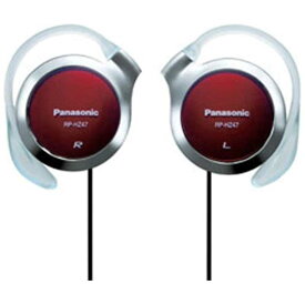 パナソニック　Panasonic　耳かけ型イヤホン　1．0mコード　RP-HZ47-R (レッド)