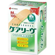 ニチバン　CARELEAVES(ケアリーヴ)やさしい素肌タッチ Mサイズ 100枚〔絆創膏〕　CL100M