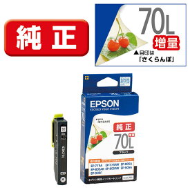 エプソン　EPSON　インクカートリッジ　ICBK70L (増量ブラック)