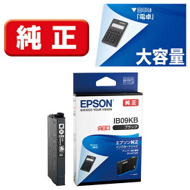 エプソン　EPSON　純正インクカートリッジ　ブラック　大容量インク　IB09KB