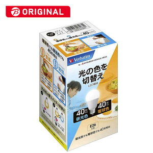 VERBATIMJAPAN�@LED�d���@�o�[�x�C�^���iVerbatim�j�@�mE26�^�����F�^40W�����^��ʓd���`�^�L�z���n�@LDA6-G/LDV1