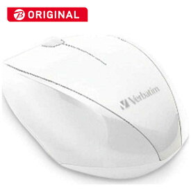 VERBATIMJAPAN　ワイヤレスBlue　LEDマウス（3ボタン・ホワイト）　MUSWBLWV3