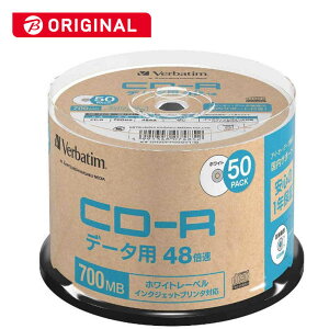 VERBATIMJAPAN@f[^pCD|R@700MB@1|48{@50yXsh@z@SR80FP50SV1B