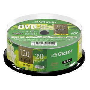 VERBATIMJAPAN�@�r�N�^�[ �^��pDVD-R �X�s���h�� 1-16�{�� 4.7GB 20���@VHR12JP20SJ1