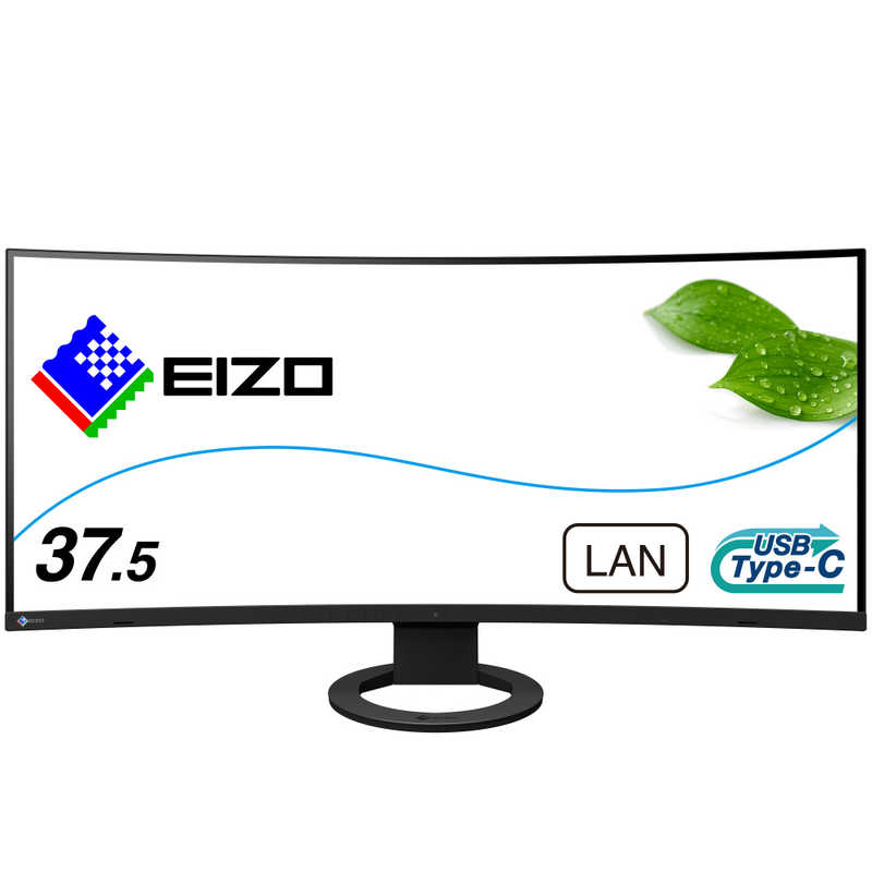 EIZO　PCモニター FlexScan ブラック [37.5型  UWQHD (3840×1600）  ワイド  曲面型]　EV3895-BK