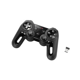 エレコム　ELECOM　無線ゲームパット　13ボタン　Xinput　振動　連射　高耐久　JC-U4113SBK