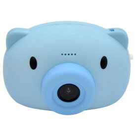 ハイテックジャパン　Mini　Kids　Camera　BABY　PIG　（ミニキッズカメラこぶた）　ブルー　HWC11-BL