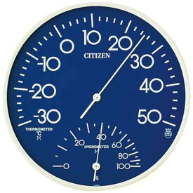 リズム時計　温湿度計　TM108−4　9CZ056−004（青）　9CZ056004TM108(アオ