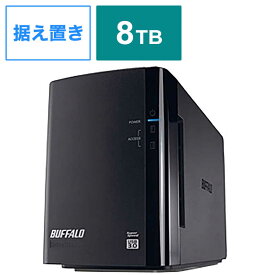 BUFFALO　外付けHDD　ブラック　［据え置き型　／8TB］　HD-WL8TU3/R1J