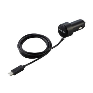 �G���R���@ELECOM�@�J�[�`���[�W���[ Type-C USB-C �X�g���[�g�^�C�v 1.5m 3.0A �C���W�P�[�^�[�t �u���b�N�@MPA-CCC07BK