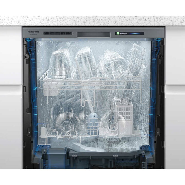 大きな割引 PANASONIC NP-45VD9S シルバー V9シリーズ ビルトイン食器洗い乾燥機 スライドオープン 6人用  broadcastrf.com