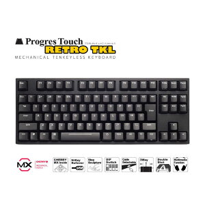 ARCHISS �A�[�L�X�@�L�[�{�[�h Cherry MX �Ԏ� ProgresTouch RETRO TKL �m�L�� /PS/2�EUSB�n ���@AS-KBPD91/LRBKN