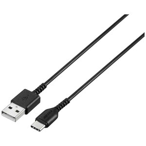 BUFFALO�@2m[USB-C �� USB-A]2.0�P�[�u�� �[�d�E�]�� �u���b�N �@BSMPCAC220BK
