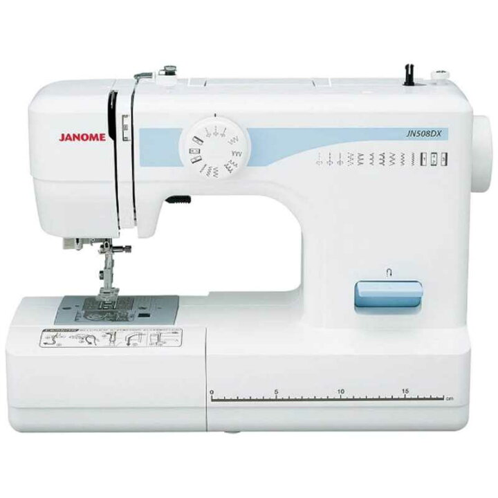 楽天市場】ジャノメ 電動ミシン フットコントローラー付 JN508DX 