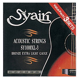 SYAIRI　アコースティックギター弦　SY1000XL33SETPACK