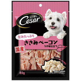 エムジェイラボ　シーザースナック旨みたっぷりささみベーコン80g