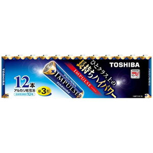 ���Ł@TOSHIBA�@�P3���d�r IMPULSE(�C���p���X) [�A���J��/12�{]�@LR6H12MP