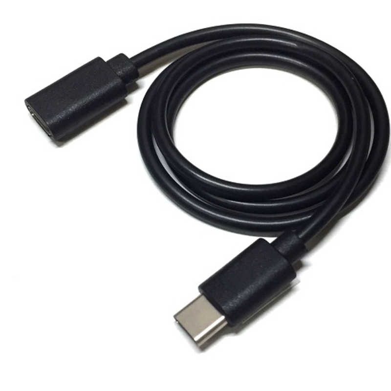 <br>SSAサービス　USB2.0 Type-C延長ケーブル 50cm　SU2-TCE50BK