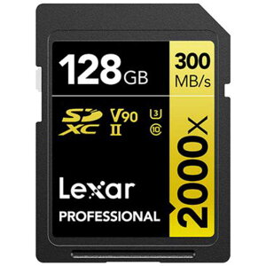 LEXAR@SDXCJ[h Professional 2000x (Class10 /128GB)@LSD2000128G-BNNNJ