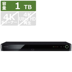 東芝　TOSHIBA　ブルーレイレコーダー REGZA(レグザ) 1TB 3番組同時録画　DBR-T1010