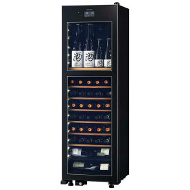 さくら製作所　氷温冷蔵機能付き 日本酒＆ワインセラー 氷温 M2シリーズ 黒 [63本 /右開き]　LX63DM2Z-RH-B（標準設置無料）