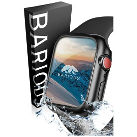 BARIOUS　BARIGUARD3 FOR APPLEWATCH 44MM 耐水 PCケース BARIOUS マットブラック　0115-44MM-BLACK