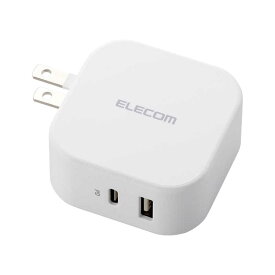 エレコム　ELECOM　AC充電器 スマホ・タブレット用 USB PD対応 20W+12W MPA-ACCP20WH　MPA-ACCP20WH