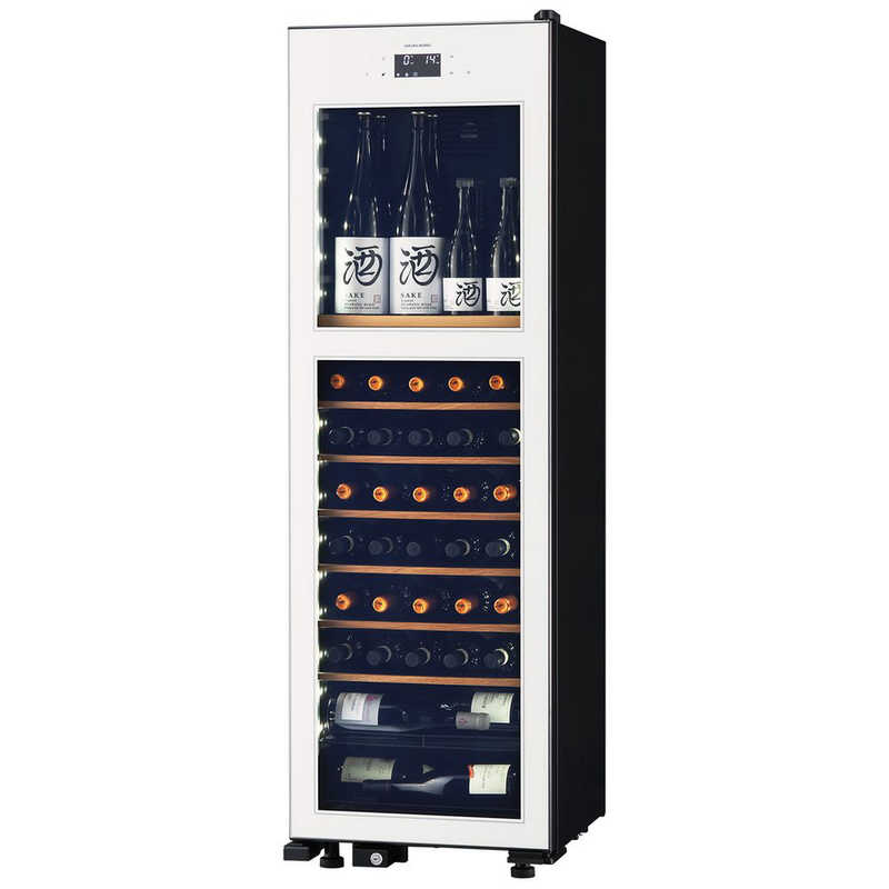 <br>さくら製作所　氷温冷蔵機能付き 日本酒＆ワインセラー 氷温 M2シリーズ 白 [63本  右開き]　LX63DM2Z-RH-W（標準設置無料）