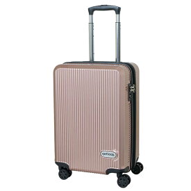 OUTDOOR　スーツケース 拡張式Wホイールファスナーキャリー ピンク [TSAロック搭載 /40L(45L) /2泊〜3泊]　OD-0808-50-PK