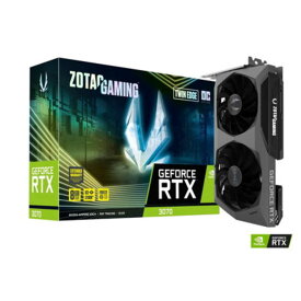 ZOTAC　ゲーミンググラフィックボード RTX 3070 Twin Edge OC LHR｢バルク品｣　ZT-A30700H-10PLHR