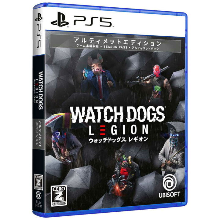 楽天市場 ユービーアイソフト Ps5ゲームソフト ウォッチドッグス レギオン アルティメットエディション Eljm コジマ楽天市場店