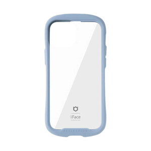 HAMEE�@[iPhone 13 mini��p]iFace Reflection�����K���X�N���A�P�[�X iFace �y�[���u���[�@IP13MIFACERFTBL