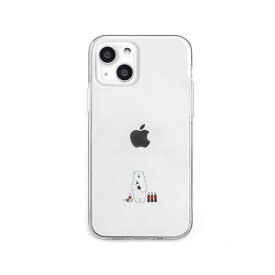 ROA　iPhone 13 mini ソフトクリアケース ミニ動物 シロクマ Dparks　DS21137I13MN