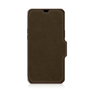 ITSKINS�@HybridLeather for 2021 iPhone 5.4-inch [ Brown with real leather ]�@AP2NHYBRFBNRL