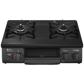リンナイ　Rinnai　ガスコンロ ワンピーストップ ブラック [約56cm(コンパクトタイプ) /都市ガス12・13A /右強火]　RTE565BKR