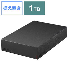 BUFFALO　外付けHDD USB-A接続 テレビ・パソコン両対応 ブラック [1TB /据え置き型]　HD-LE1U3-BB