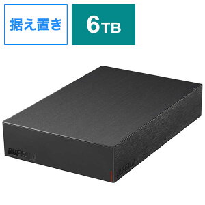 BUFFALO@OtHDD USB-Aڑ erEp\RΉ ubN [u^ /6TB]@HD-LE6U3-BB