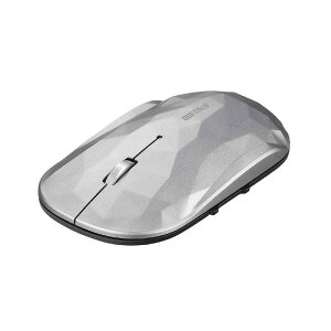BUFFALO�@�}�E�X FLEXUS [BlueLED /����(���C�����X) /5�{�^�� /USB] �W�I���g���[/�V���o�[�@BSMBW538GSV