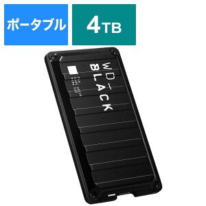 WESTERN DIGITAL@OtSSD USB-C+USB-Aڑ Q[p ubN [|[^u^ /4TB]@WDBA3S0040BBK-JESN