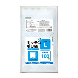 オルディ　プラスプラスキッチンポリ袋LD-L増量 透明 100P