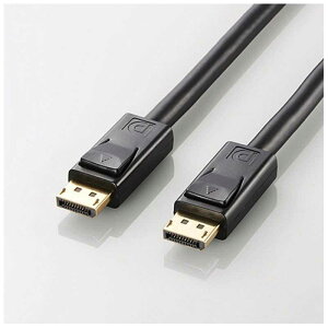 �G���R���@ELECOM�@DisplayPort�P�[�u�� �u���b�N [5m]�@CAC-DP1250BK