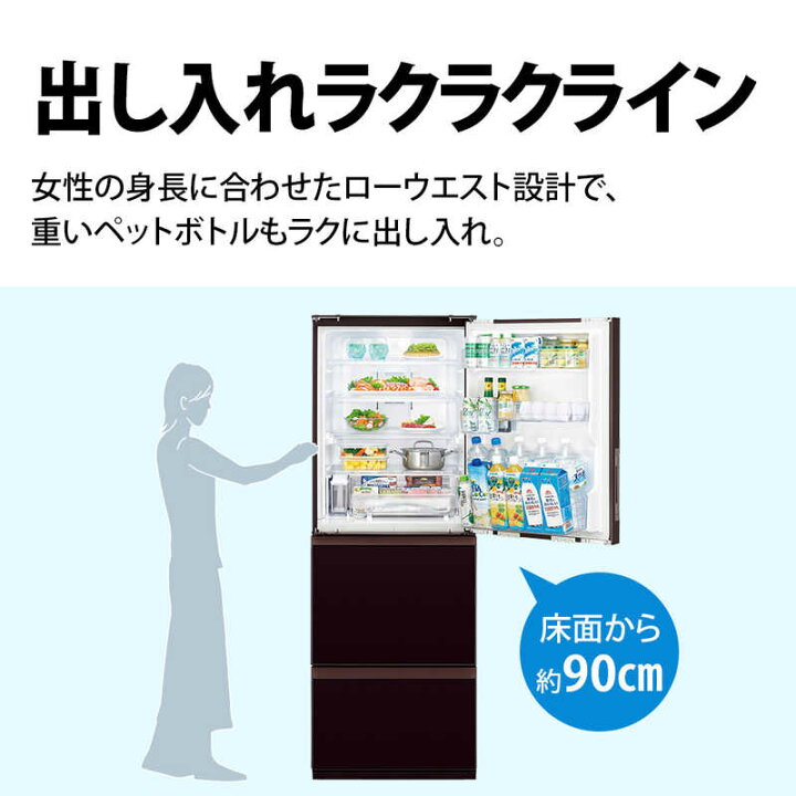 楽天市場】シャープ SHARP 冷蔵庫 3ドア 左右開き (どっちもドア) 350L SJ-GW35H-R グラデ—ションレッド(標準設置無料) : コジマ楽天市場店 楽天市場】シャープ SHARP 冷蔵庫 3ドア 左右開き (どっちもドア) 350L SJ-GW35H-R グラデ—ションレッド(標準設置無料) : コジマ楽天市場店
