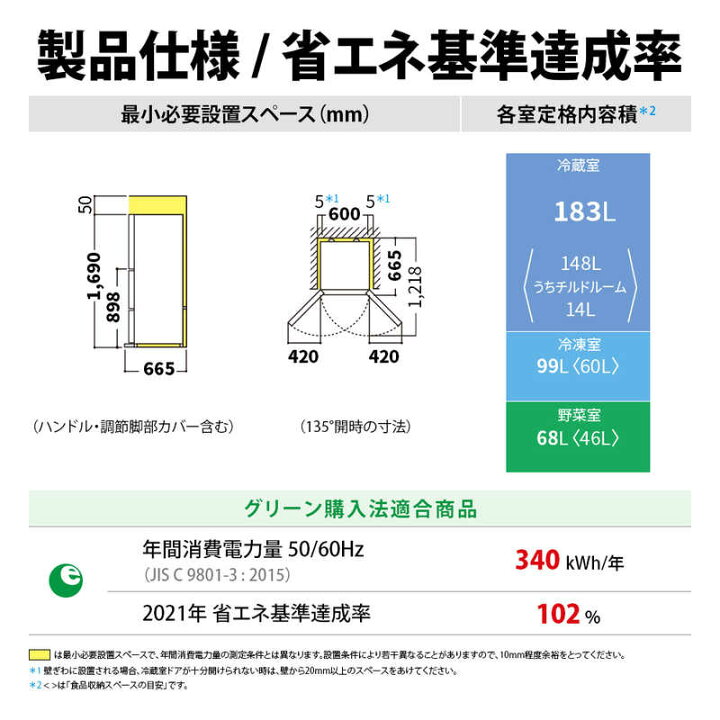 楽天市場】シャープ SHARP 冷蔵庫 ３ドア 左右開き （どっちもドア） ３５０Ｌ SJ-GW35H-R グラデ—ションレッド（標準設置無料） :  コジマ楽天市場店